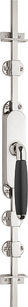 KO-1932 - L TIMELESS KO-1932 espagnolette bolt bright nickel/ebony wood left-turning
