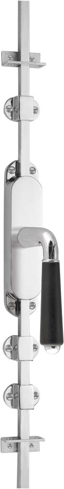 KO-1952 - L TIMELESS KO-1952 espagnolette bolt satin nickel/ebony wood left-turning
