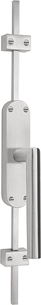 KOLB2 - espagnolette bolt with top and bottom receiver plate, two rods and four rod guides
