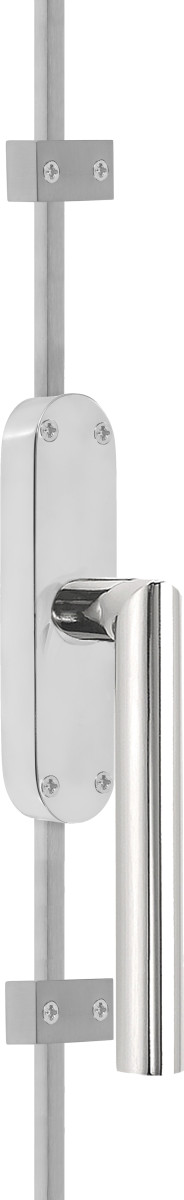 KO-LB2 - R BASICS KO-LB2 espagnolette bolt polished stainless steel right-turning