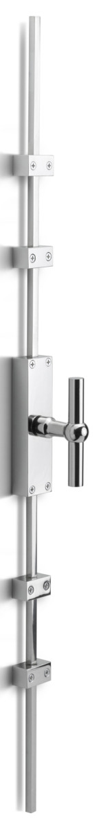 K-FVT100 - L FERROVIA K-FVT100 espagnolette bolt polished stainless steel left-turning