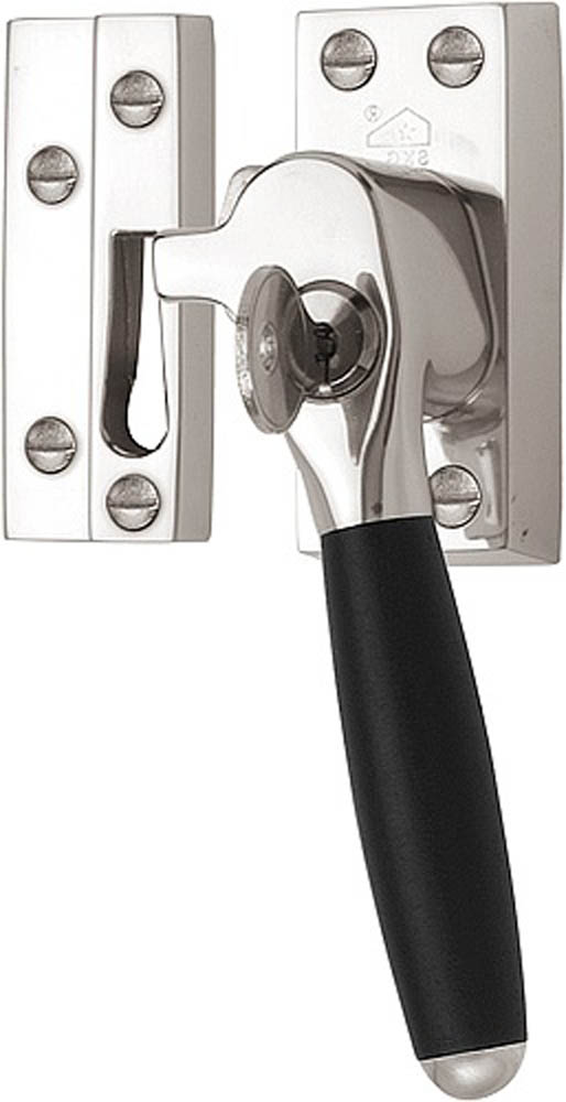 RBA-1932 - L TIMELESS RBA-1932 SKG* casement fastener satin nickel/ebony wood (for outward opening windows) left-turning