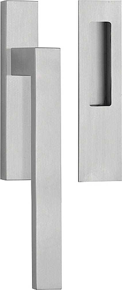 LSQ231 - lift-up sliding door handle blank satin stainless steel