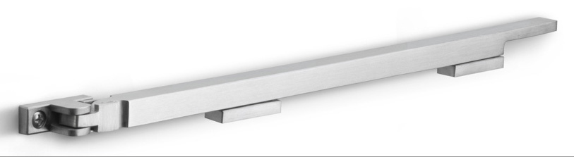 LSQ305 - casement stay with two pins satin stainless steel