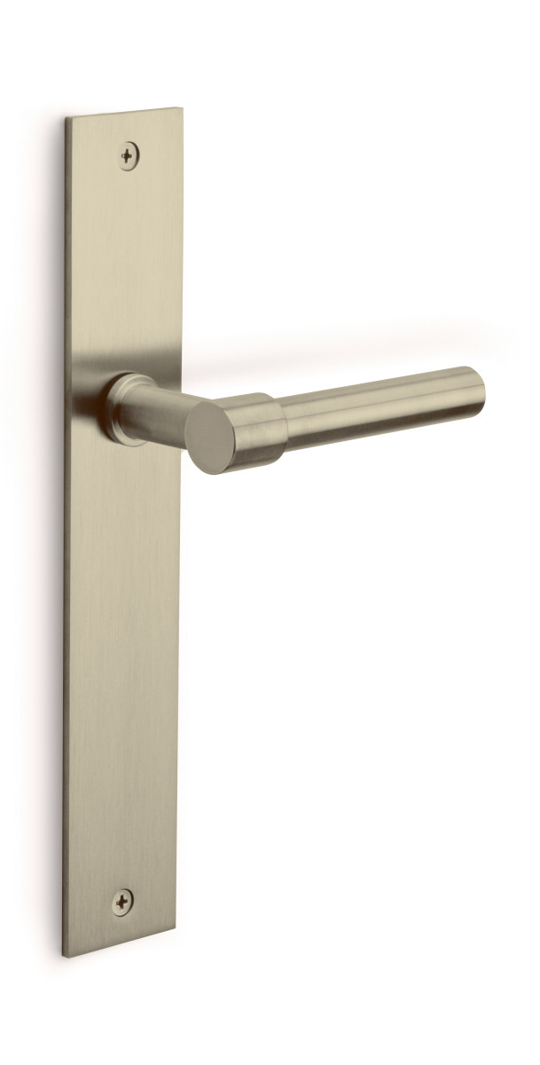PBL15P236SFC - solid unsprung door handle on blind plate