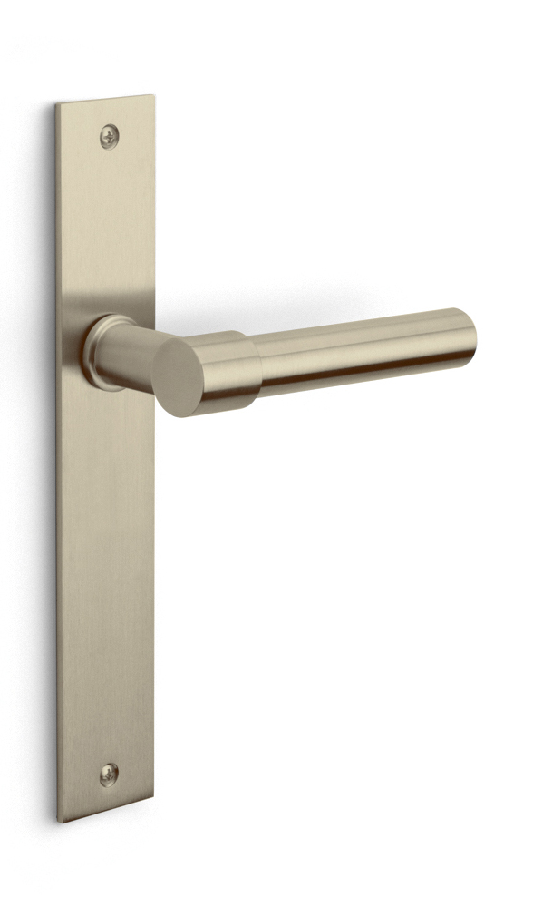 PBL20XLP236SFC - solid unsprung door handle on blind plate