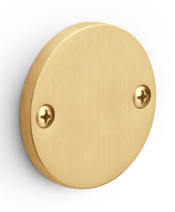 PBB50 - blank escutcheon PVD satin gold