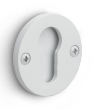 PBY50 - profile cylinder escutcheon white