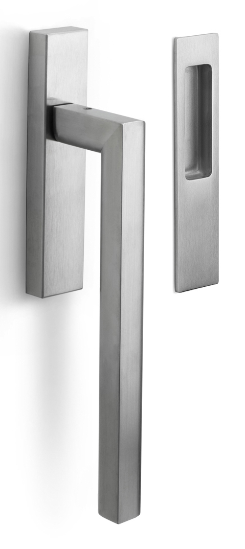 PB231Y - PB231 lift-up sliding door handle profile cylinder hole Y69 satin stainless steel