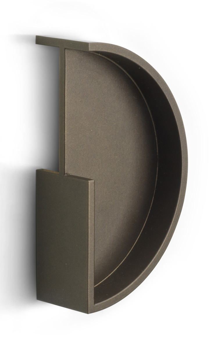 PB15040 - flush edge pull, for glue fixing