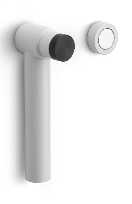 PB30 - floor mounted door stop with magnet white