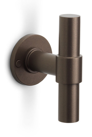 PBT100V - fixed front door knob bronze