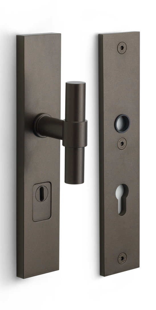 PB2050KTY72 - solid security plates with cylinder protection to suit knob/handle SKG*** PC72