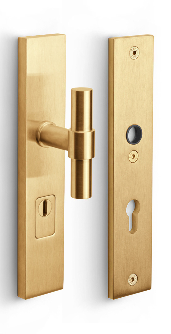 PB2050KTY92 - solid security plates with cylinder protection to suit knob/handle SKG*** PC92