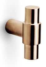 PBKY - knob to operate cylinder PVD light bronze