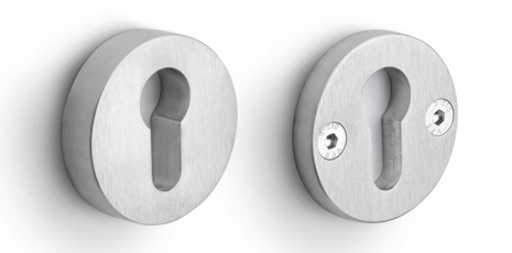 PBVEIL - ONE/TWO PBVEIL security escutcheons SKG*** satin stainless steel