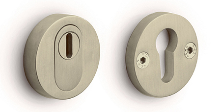 PBVEILKT - set of solid security escutcheons with cylinder protection SKG***