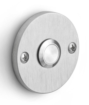 PB52 - bell push satin stainless steel