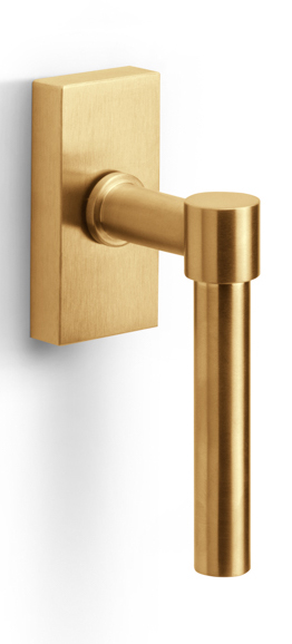 PBL15-DK - non-locking tilt and turn window handle PVD satin gold