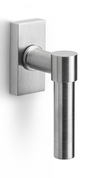 PBL20-DK - non-locking tilt and turn window handle satin stainless steel