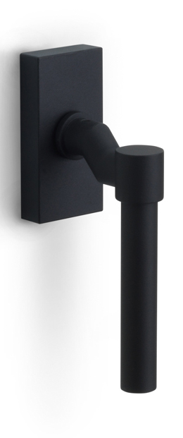 PBL15F-DK - non-locking offset tilt and turn window handle satin black