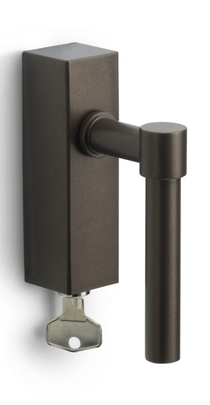 PBL15-DKLOCK - locking tilt and turn window handle bronze