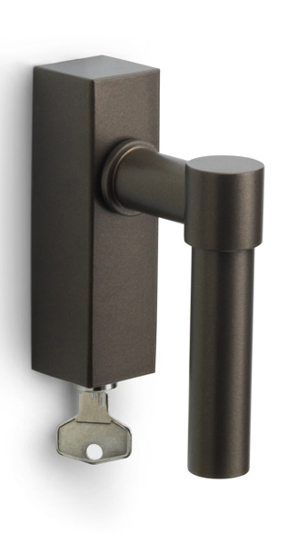 PBL20-DKLOCK - locking tilt and turn window handle bronze
