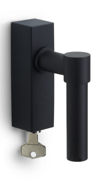 PBL20-DKLOCK - locking tilt and turn window handle satin black
