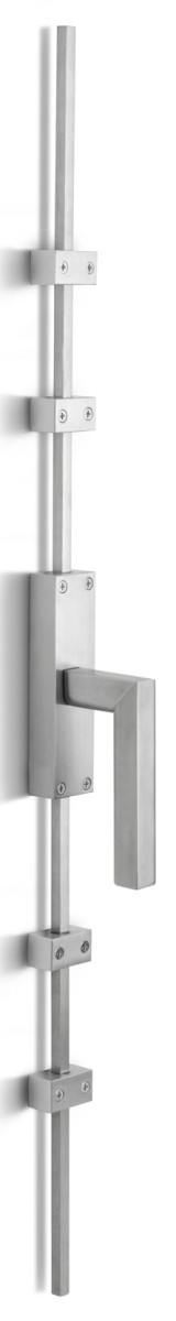 K-PBL23 - R TWO K-PBL23 espagnolette bolt satin stainless steel right-turning