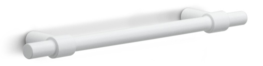 PB195/128 - cabinet handle 128mm c.t.c. white