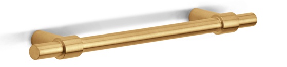 PB195/128 - cabinet handle 128mm c.t.c. PVD satin gold