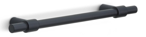 PB195/128 - cabinet handle 128mm c.t.c. satin black