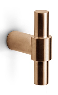 PB14 - cabinet knob 14mm PVD light bronze