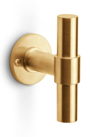 PBT20V/50 - fixed knob on rose PVD satin gold