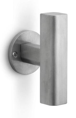 PBT23V/50 - fixed knob on rose satin stainless steel