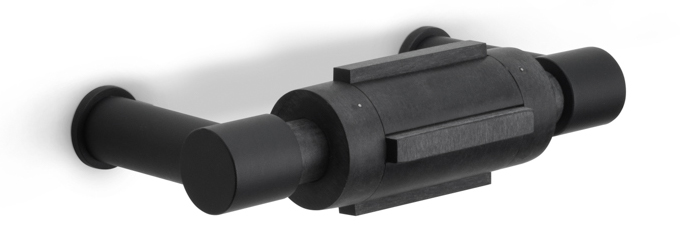 PB200 - toilet roll holder satin black