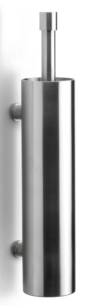 PB301 - toilet brush holder wall-mounted satin stainless steel AISI 316