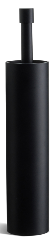 PB300 - toilet brush holder free-standing satin black