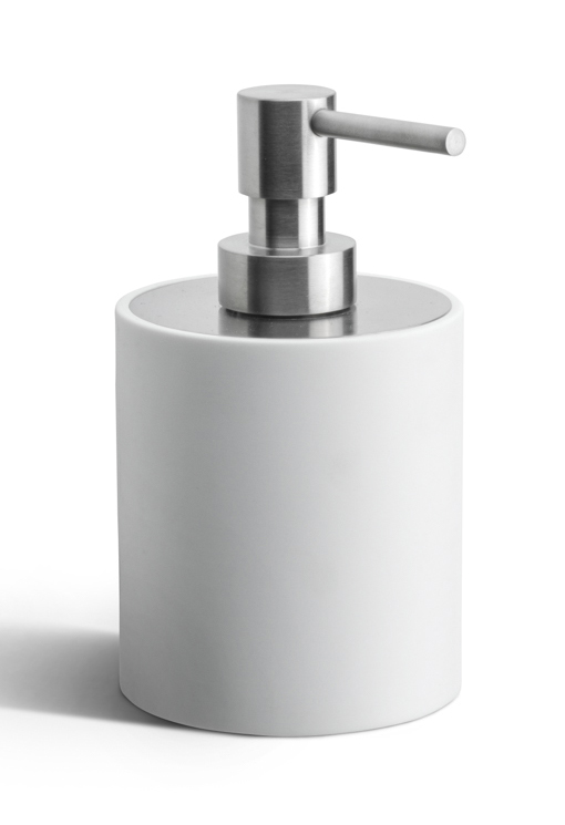 PB502 - soap dispenser free-standing satin stainless steel AISI 316/Corian®