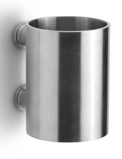 PB101 - toothbrush holder wall-mounted satin stainless steel AISI 316