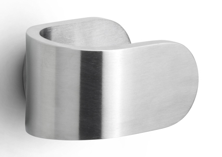 TB200V - fixed front door knob satin stainless steel