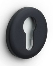 EVBY52 - profile cylinder escutcheon satin black