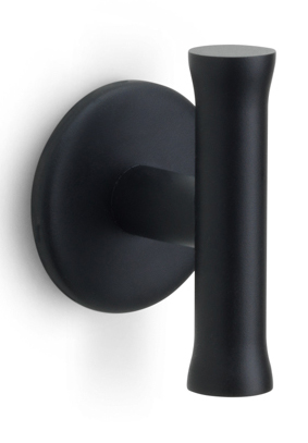 EV200ZL-V - fixed front door knob without logo satin black