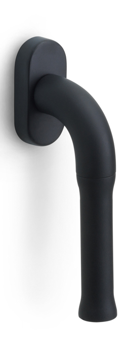 EV100ZL-DK-O - non-locking tilt and turn window handle without logo satin black