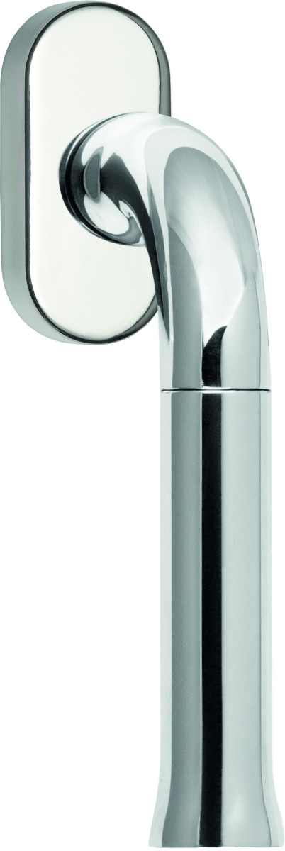 EV101ZL-DK-O - non-locking tilt and turn window handle without logo polished stainless steel