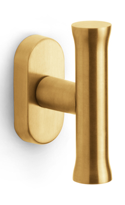EV102-DK-O - non-locking tilt and turn window handle PVD satin gold