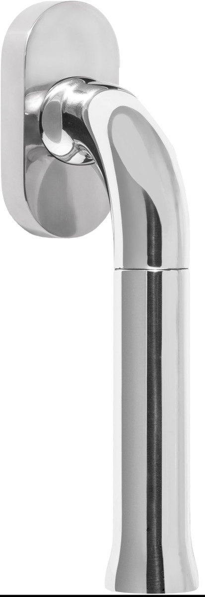EV101ZL-DKLOCK-O - locking tilt and turn window handle without logo polished stainless steel