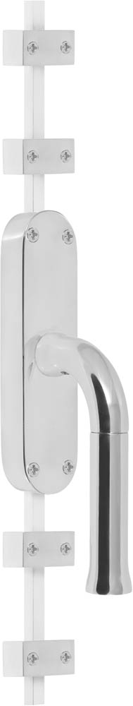 KO-EV101 - L NOUR KO-EV101 espagnolette bolt polished stainless steel left-turning
