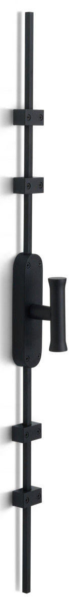 KO-EV102ZL - L NOUR KO-EV102ZL espagnolette bolt without logo satin black left-turning