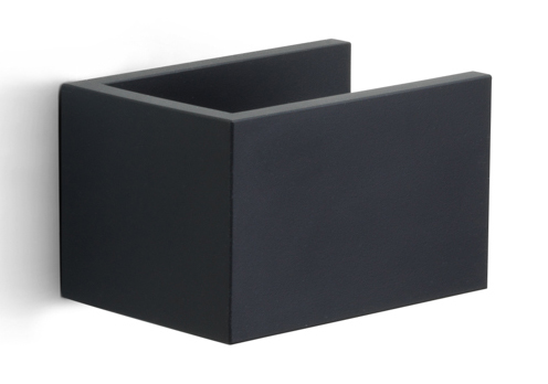 BM200V - fixed front door knob satin black